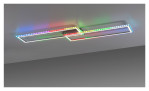 Leuchten Direkt LED-Deckenleuchte Felix 60 in silberfarben mit Regenbogenkanten erhellt jede moderne Decke.
