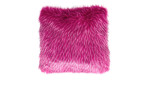Kissenhülle Cuddly 40 x 40 cm, hellrosa und weiß, Synthetikfaser, quadratisch, auf weißem Hintergrund.