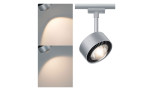 LED-Schienenspot URail 17 cm in silberfarben, mit verstellbaren Strahlern, Leuchtmittel inklusive.