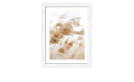 Rahmenbild At The Coast III von Pro-Art: beige Gräser im Wind, gerahmt in glattem MDF, 24x19 cm.