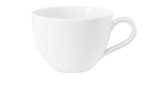 Kaffeetasse Beat 260 ml aus weißem Porzellan.