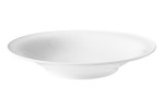 Suppenteller Beat 22,5 cm aus weißem Porzellan.