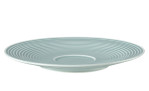 Kombi-Untertasse Beat 16,7 cm aus Porzellan in Arktisblau.