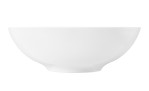Schüssel Beat 30,3 cm aus weißem Porzellan. Ansicht von der Seite.
