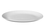 Servierplatte Rondo/Liane 38,4 cm aus weißem Porzellan.