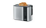 Der Severin SEVERIN Toaster knallt zwei Scheiben und ist eine elegante Ergänzung für jede Sammlung von Küchenzubehör.