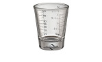 Mini-Messbecher mit 50 ml Fassungsvermögen, transparent