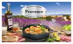 Bauernpfanne Provence inkl. Glasdeckel in schwarz, Ansicht im Milieu