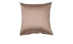 Mako-Satin Kissenbezug Colors in der Größe 80 x 80 cm und in der Farbausführung taupe