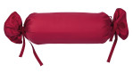 Mako-Satin Kissenbezug Colorsin der Größe 15 x 40 cm und in der Farbausführung rot