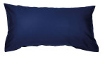 Mako-Satin Kissenbezug Colors in der Größe 40 x 80 cm und in der Farbausführung jeansblau