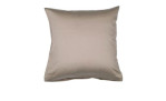 Mako-Satin Kissenbezug Colors, in der Größe 80 x 80 cm und in der Farbausführung beige