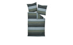 Mako-Satin Bettwäsche 98085 Moments in der Größe 135 x 200 cm und der Farbausführung gün, grau.anthrazit