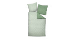 Mako-Satin Bettwäsche J.D. in der Größe 135 x 200 cm und in der Farbausführung grün