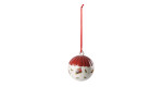 Weihnachtskugel Toys Delight 6 cm in rot-weiß