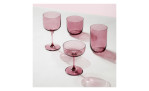 Wasserglas-Set Like 2-tlg. in lila, Abbildung mit mehreren Gläsern