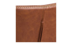 Stuhl Bastian in der Farbe retro Cognac Detailaufnahme