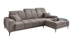 Wohnlandschaft Nevis in der Farbe Taupe