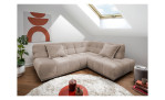 Wohnlandschaft Isola in der Farbe Beige-braun