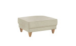 Hocker in Pearl, seitliche Ansicht
