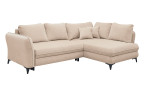 Ecksofa Hereford mit Stoff-Bezug in der Farbe Kaschmir