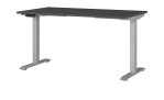 Höhenverstellbarer Schreibtisch Move & Work in Graphit/Silber