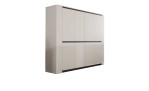 Kleiderschrank Venedig in der Farbe Sand, grifflos