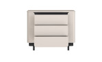 Kommode Venedig in Sand, 3 Schubladen, offene Schubladen