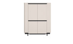 Highboard Venedig in Sand, frontale Ansicht