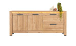 Sideboard Delmonte in Eiche mit 2 Türen, inkl. LED Beleuchtung, Draufsicht