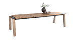 Esstisch ausziehbar Delmonte in Oak Natural Vintage (Vintage Eiche), Ansicht ausgezogen
