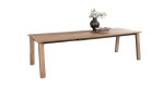 Esstisch ausziehbar Delmonte in Oak Natural Vintage (Vintage Eiche), Ansicht ausgezogen