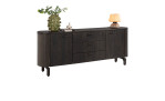 Sideboard Ravello aus dunkelm Eichenfurnier in Basalt