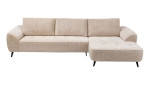Ecksofa Belluno von Henders & Hazel in beige, Draufsicht