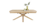 Ausziehtisch Nyon aus Eichenfurnier mit Sterngestell