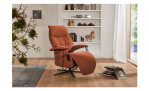 Komfort-Relaxsessel 7250, in der Farbausführung Orange, mit der Relaxfunktion