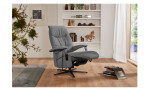 Basis-Relaxsessel 7250, in der Farbausführung Dunkelgrau, mit der Relaxfunktion