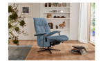 Basis-Relaxsessel 7250, in der Farbausführung Hellblau, mit der Relaxfunktion
