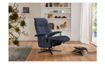 Basis-Relaxsessel 7250, in der Farbausführung Dunkelblau, mit der Relaxfunktion