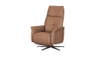 Relaxsessel 9361, in der Farbausführung Braun, Schrägansicht, links