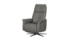 Relaxsessel 9361, in der Farbausführung Grau, Schrägansicht, links