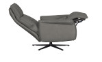 Relaxsessel 9361, in der Farbausführung Grau, Seitenansicht mit Funktion