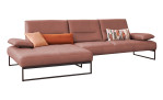 Basis-Ecksofa 9360, in der Farbausführung Rot