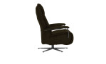 Basis-Einzelsessel 7050, in der Farbausfürhung Black, Seitenansicht rechts