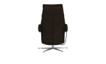 Komfort-Einzelsessel 7052, in der Farbausführung Black, Rückansicht
