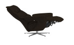 Basis-Einzelsessel 7052, in der Farbausführung Black, Seitenansicht mit der Funktion