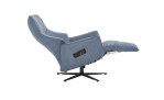 Komfort-Relaxsessel 7911 in der Farbe Cool, Seitenansicht, rechts, mit Funktion