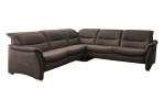 Komfort-Ecksofa Relaxfunktion links, in der Farbausführung Braun