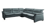 Komfort-Ecksofa Relaxfunktion links, in der Farbausführung Steel