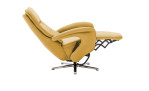 Komfort-Relaxsessel Ejido, in der Farbausführung Yellow,  Seitenansicht mit Relaxfunktion